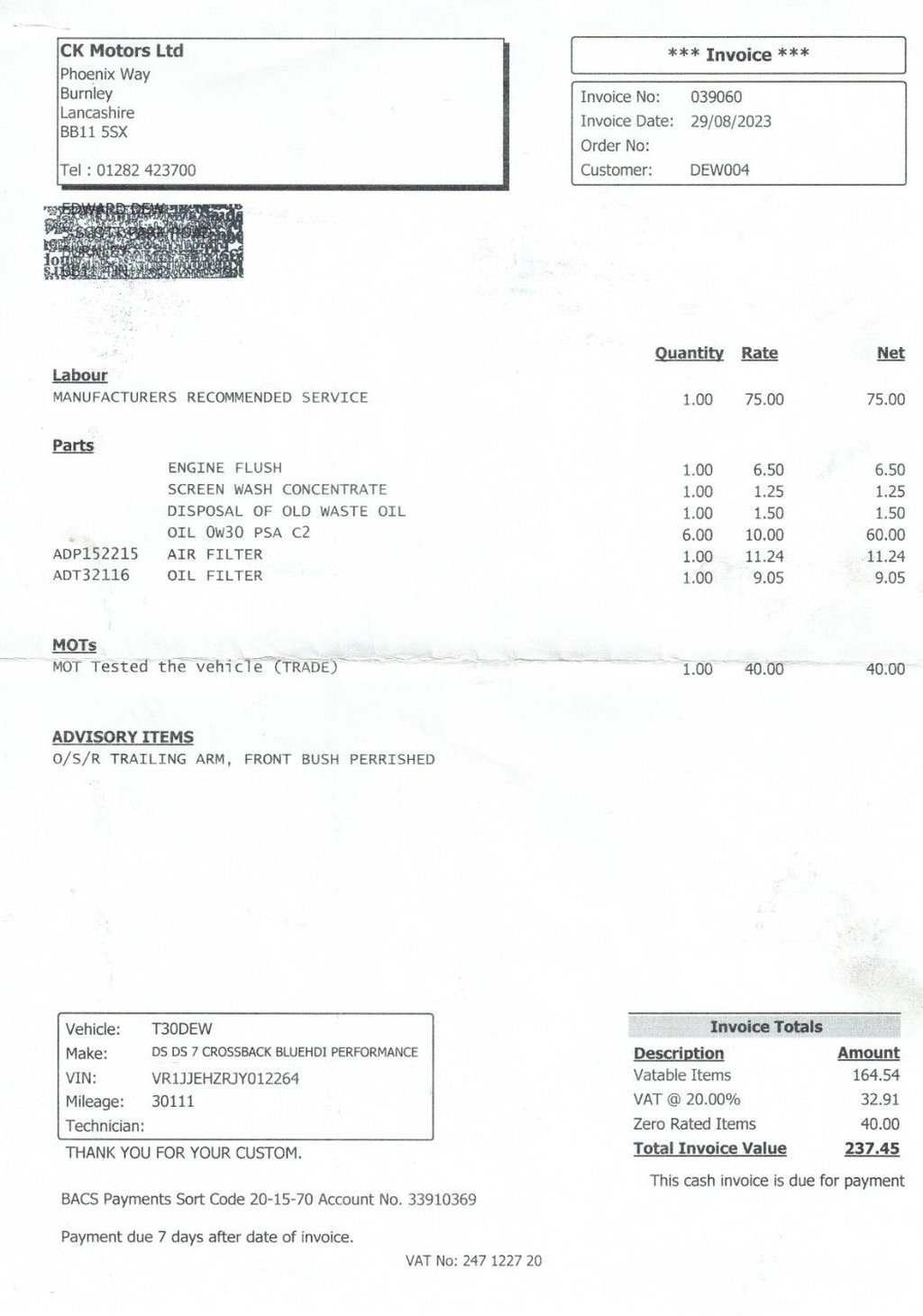 Used DS Automobiles DS 7 2018 for sale - 77383525: Photo 11