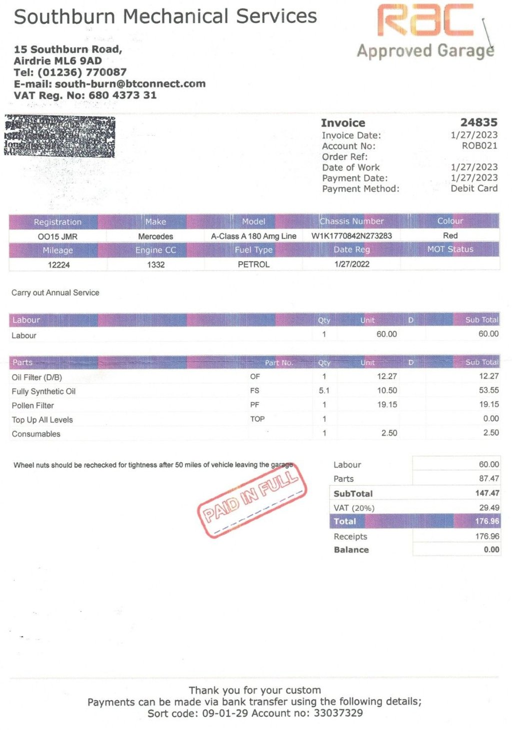 Used Mercedes-Benz A-Class 2022 for sale - 78096773: Photo 6