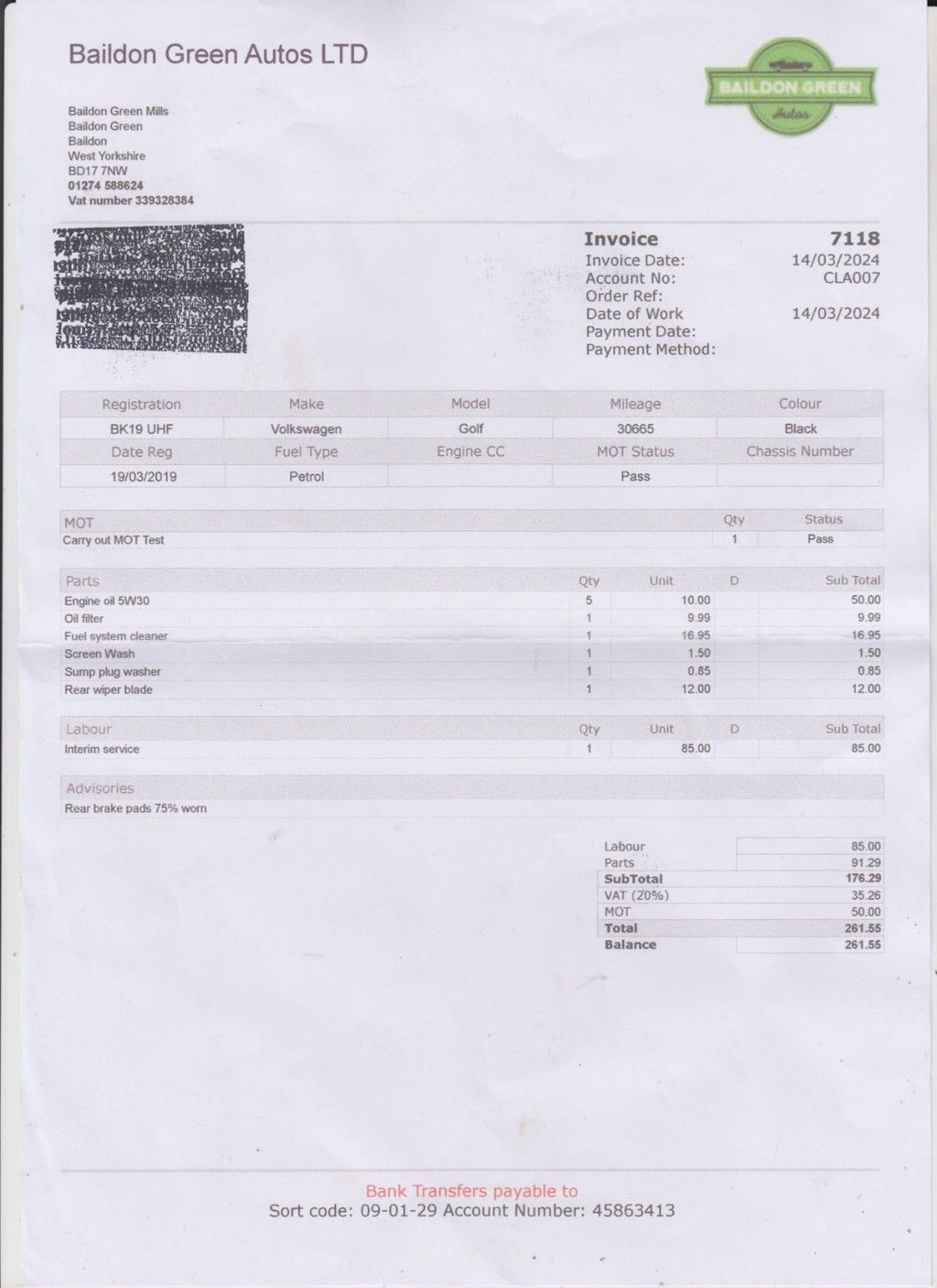 Used Volkswagen Golf 2019 for sale - 76686078: Photo 8