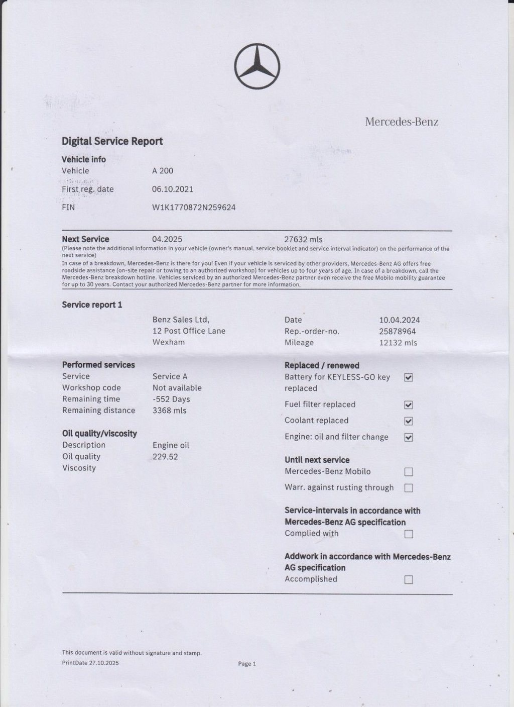 Used Mercedes-Benz A-Class 2021 for sale - 77890795: Photo 38