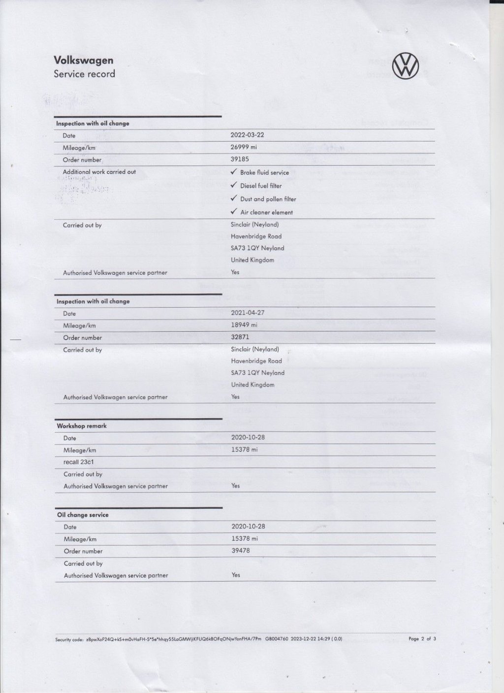 Used Volkswagen Touareg 2019 for sale - 76570248: Photo 39