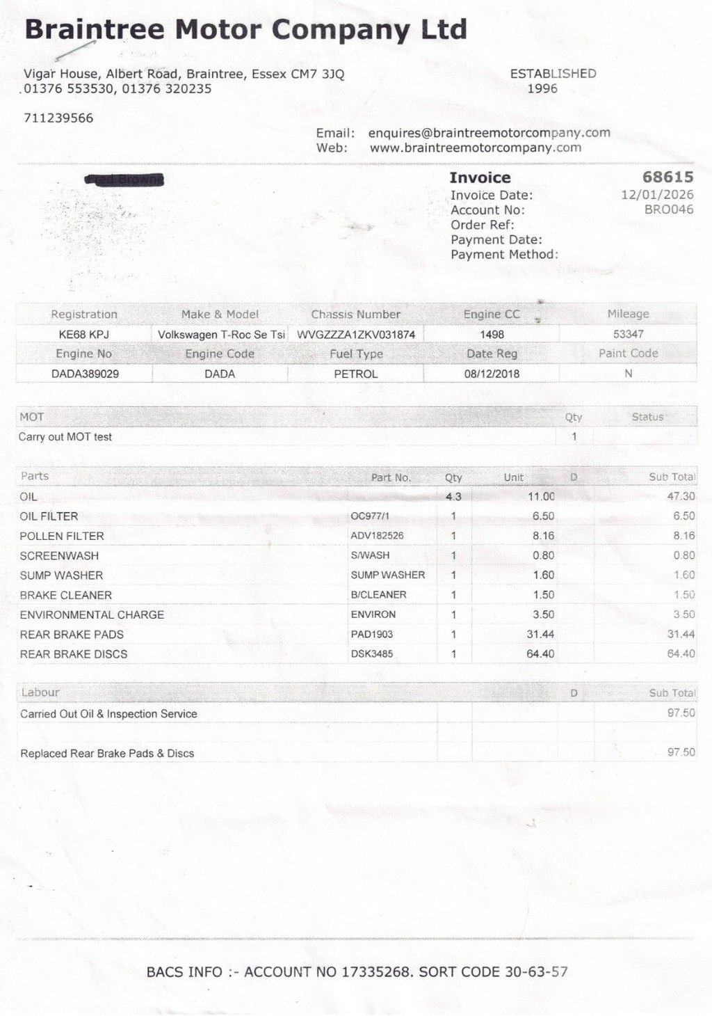 Used Volkswagen T-Roc 2018 for sale - 77904850: Photo 8