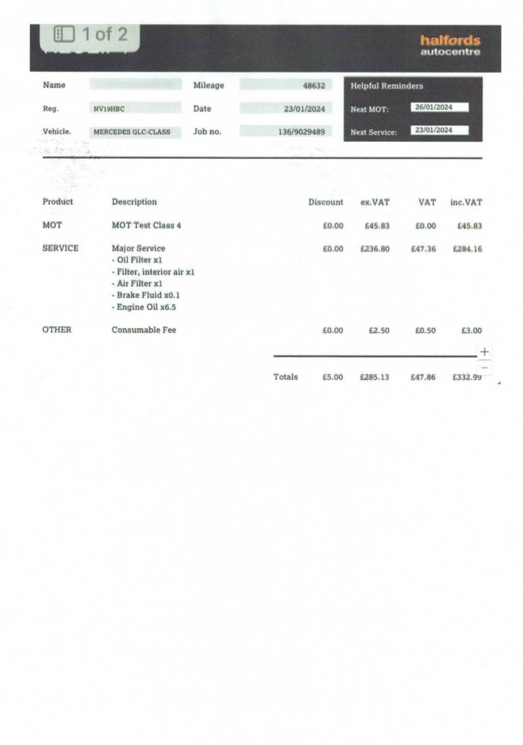 Used Mercedes-Benz GLC 2019 for sale - 77383936: Photo 45