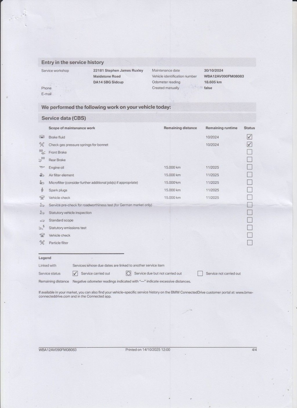 Used BMW 4 Series Gran Coupe 2021 for sale - 76454292: Photo 39