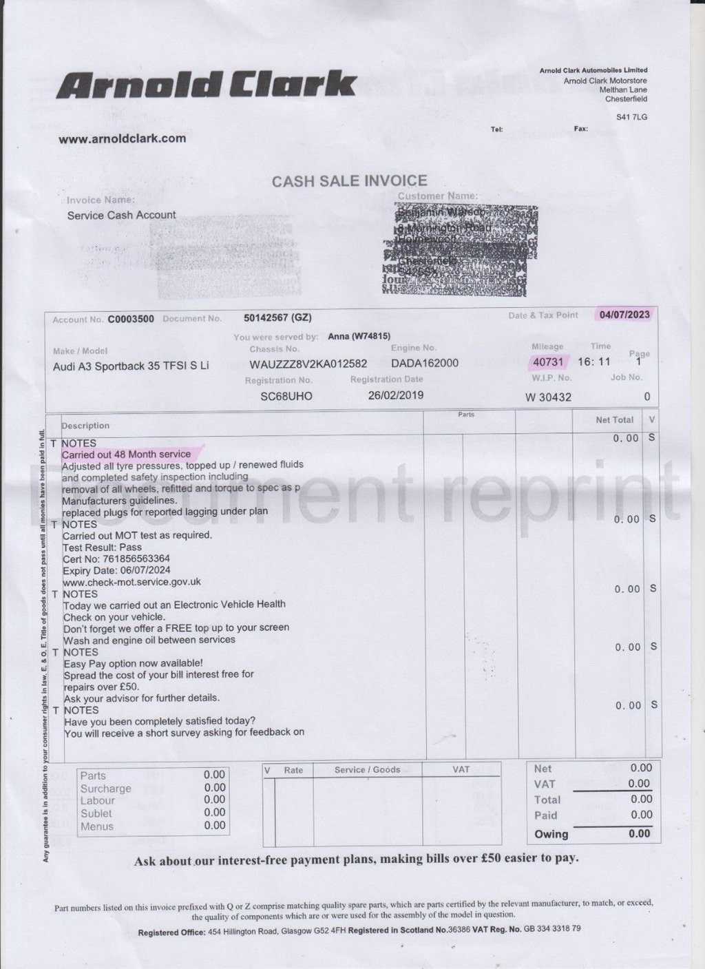 Used Audi A3 2019 for sale - 76950312: Photo 38
