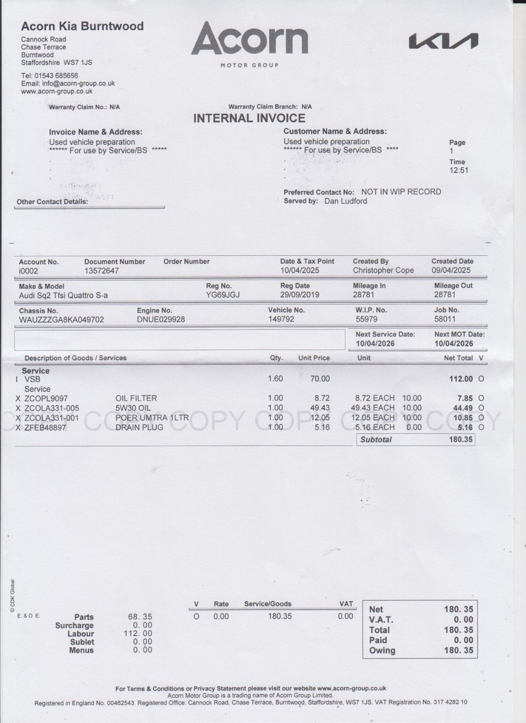 Used Audi SQ2 2019 for sale - 76711241: Photo 38