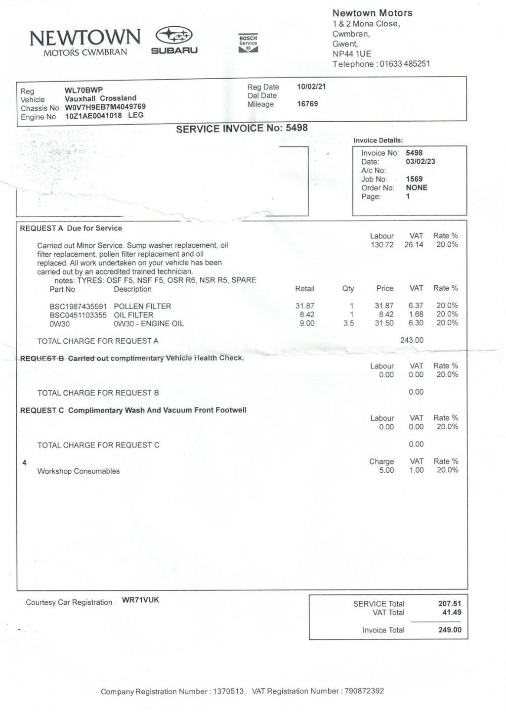 Used Vauxhall Crossland 2021 for sale - 78200501: Photo 8