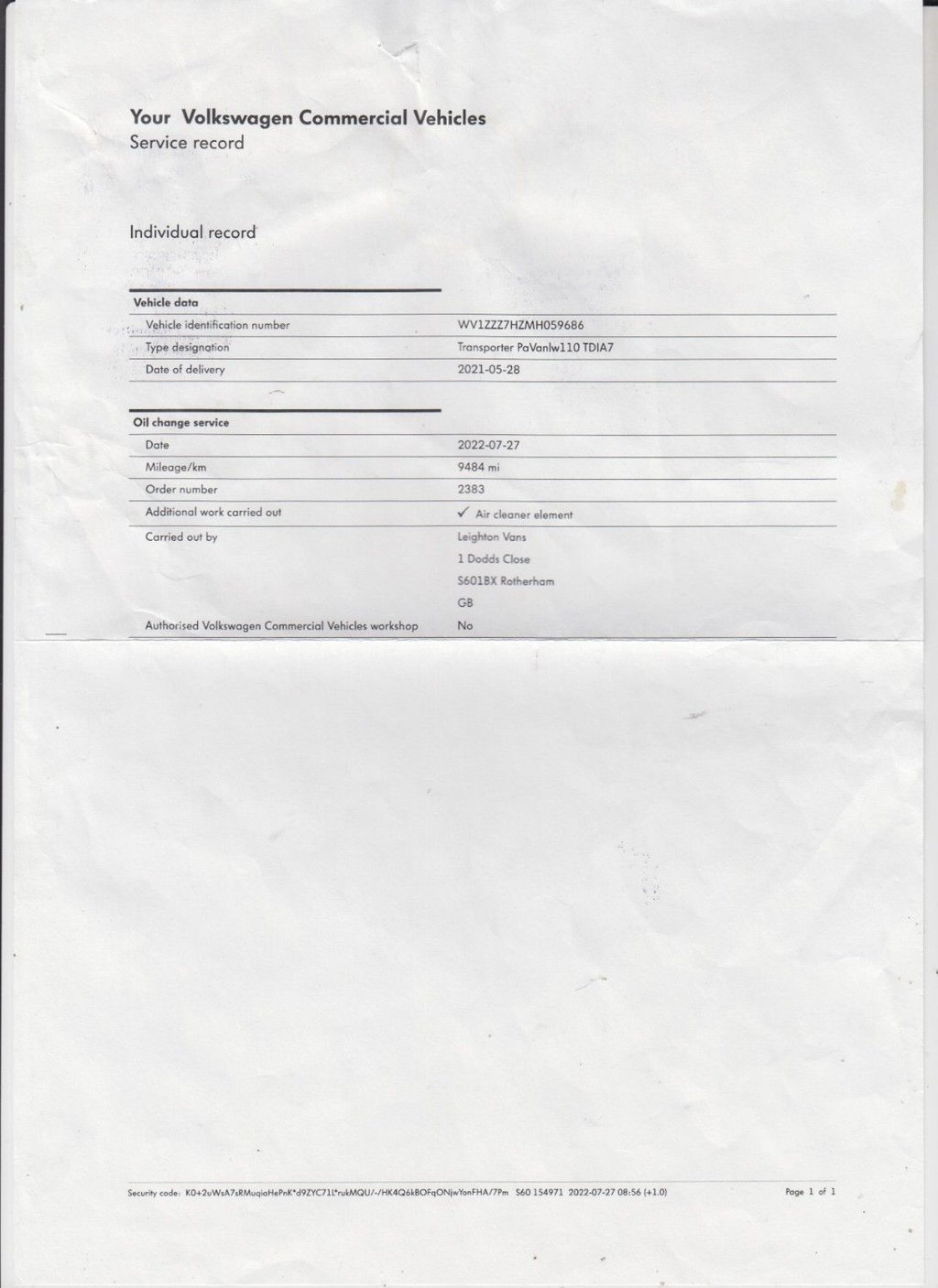 Used Volkswagen Transporter 2021 for sale - 76841076: Photo 33