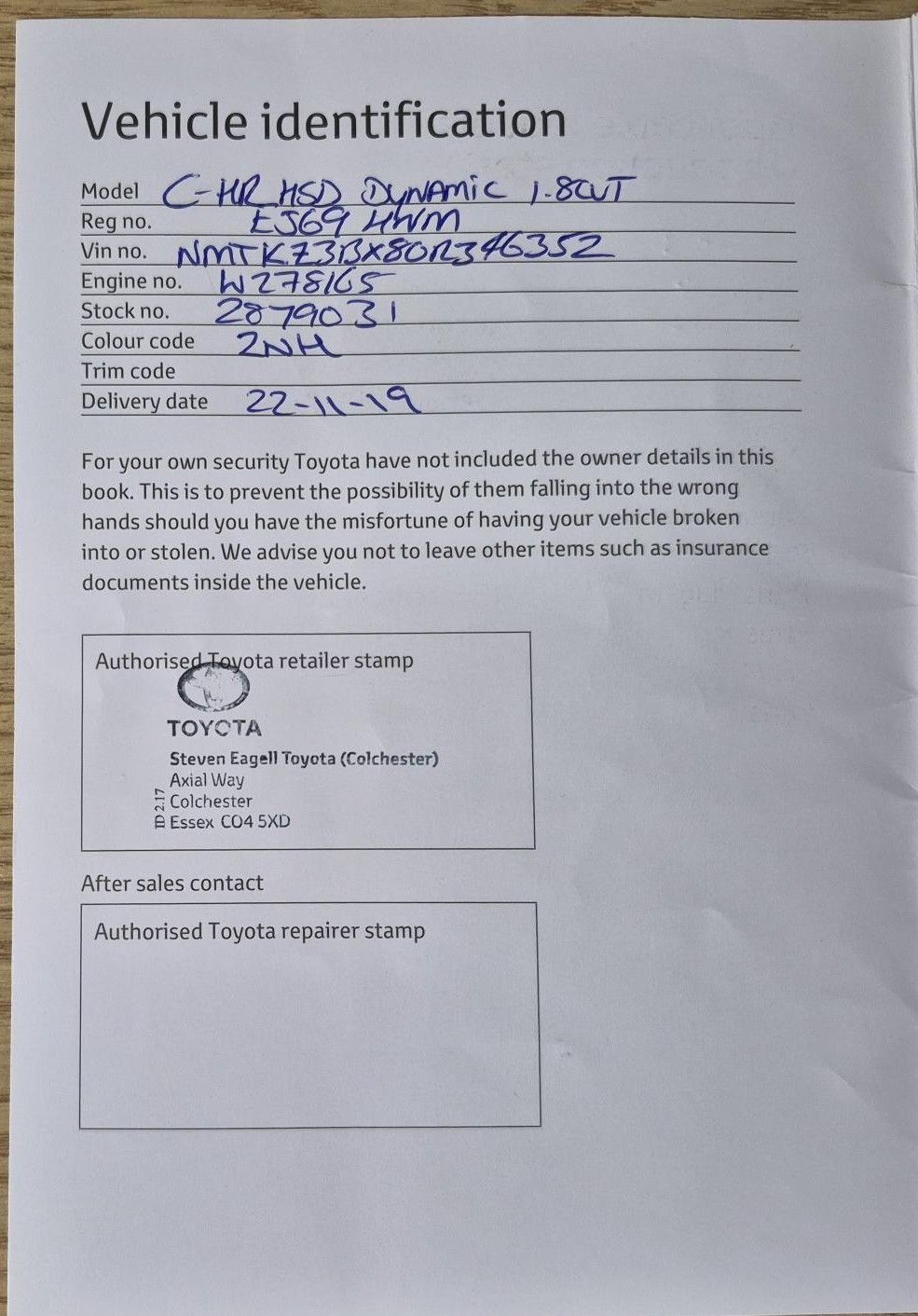 Used Toyota C-HR 2019 for sale - 77250330: Photo 8