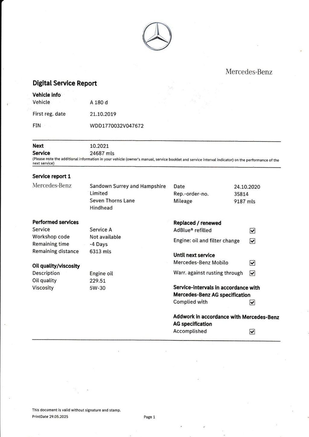 Used Mercedes-Benz A-Class 2019 for sale - 77250687: Photo 36