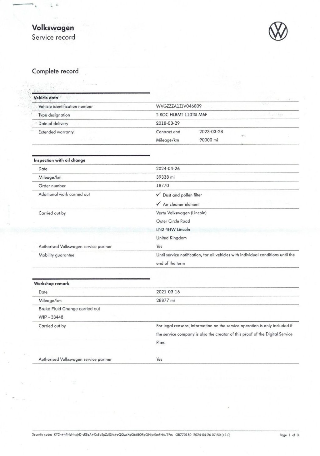 Used Volkswagen T-Roc 2018 for sale - 78044213: Photo 5