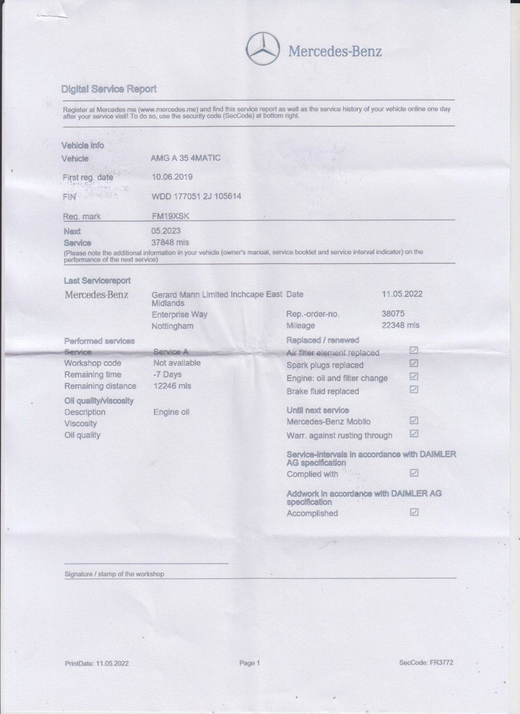 Used Mercedes-Benz A-Class 2019 for sale - 76797608: Photo 7