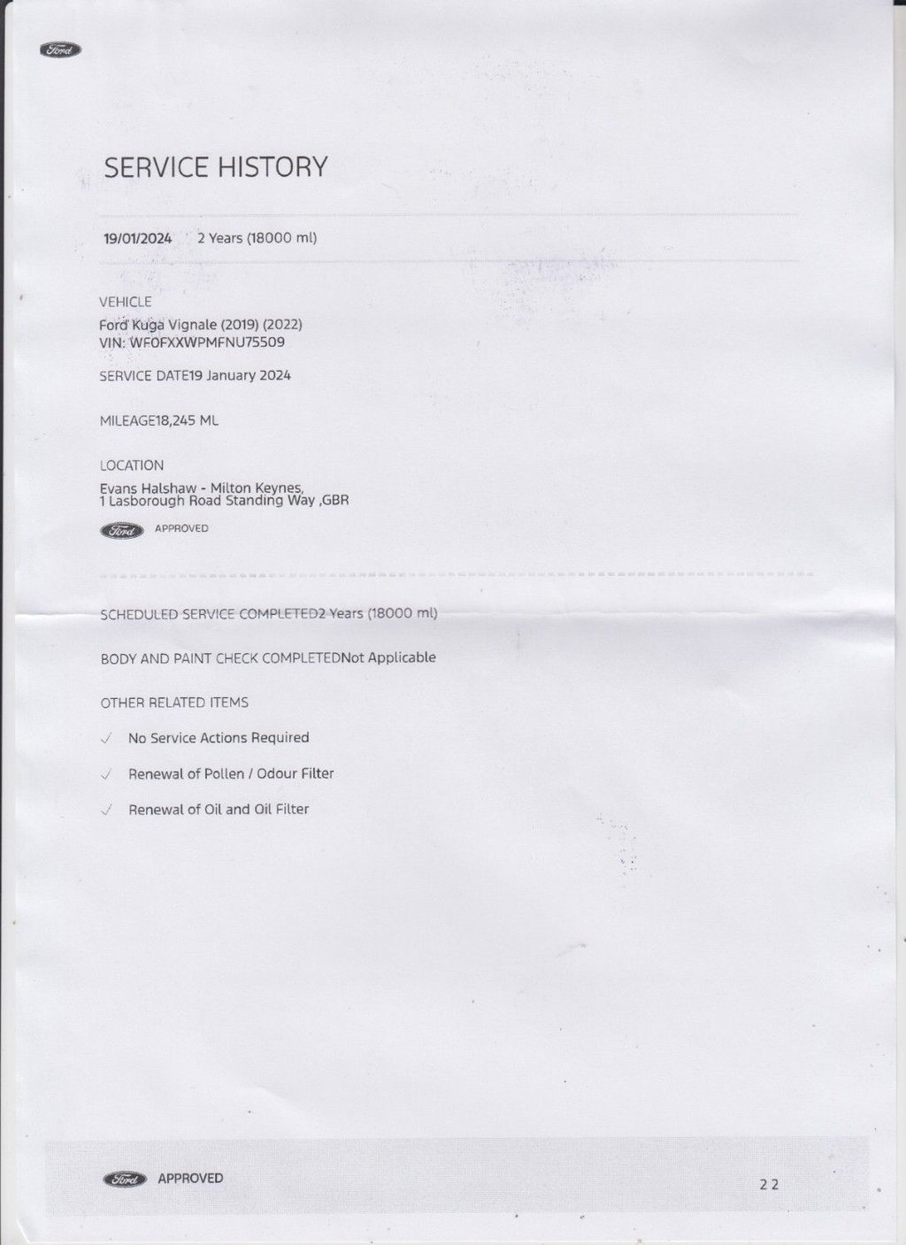 Used Ford Kuga 2022 for sale - 76792361: Photo 37