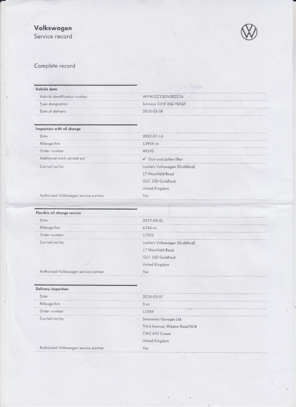 Used Volkswagen Scirocco 2018 for sale - 76417928: Photo 37