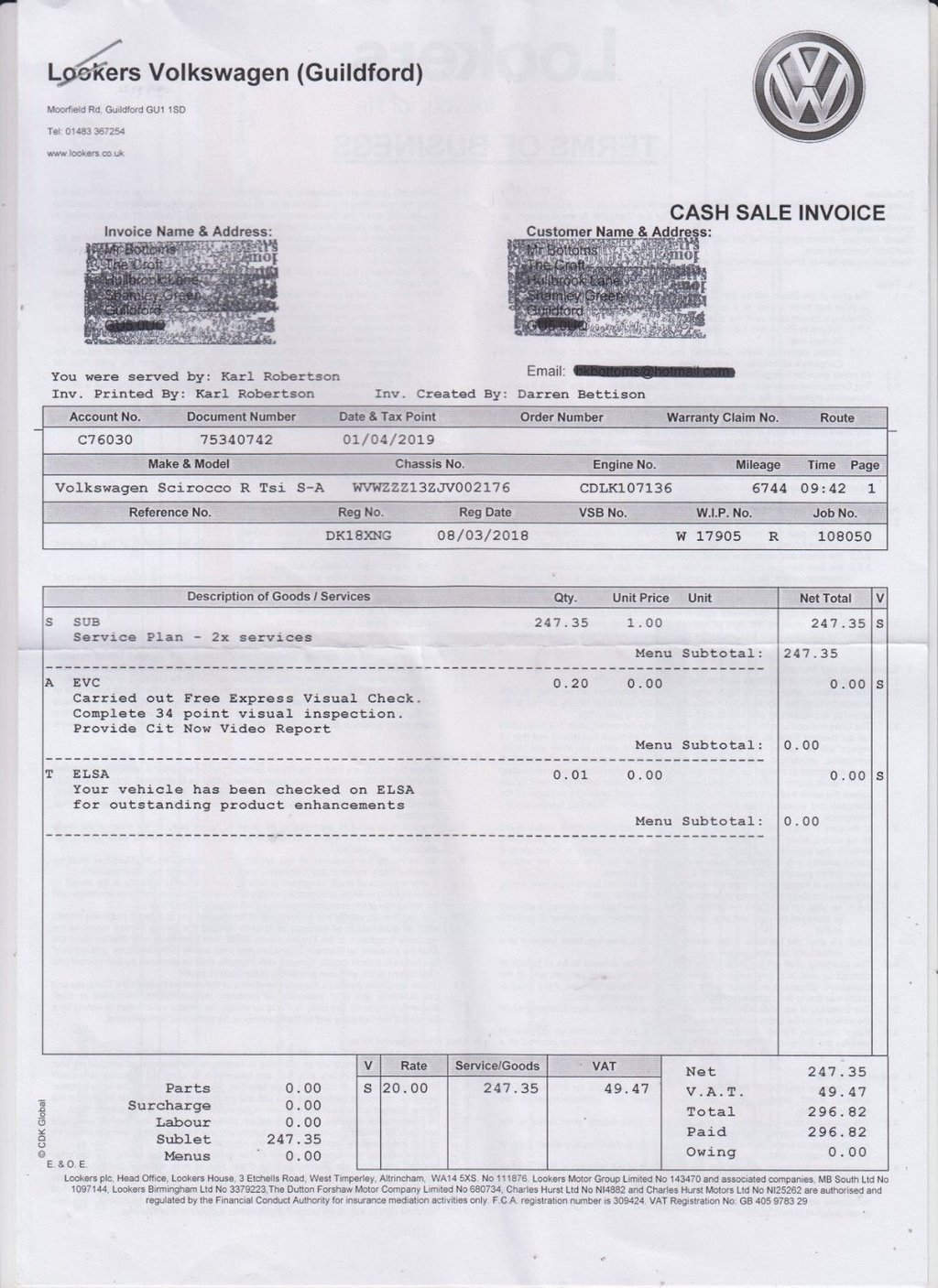 Used Volkswagen Scirocco 2018 for sale - 76417928: Photo 38