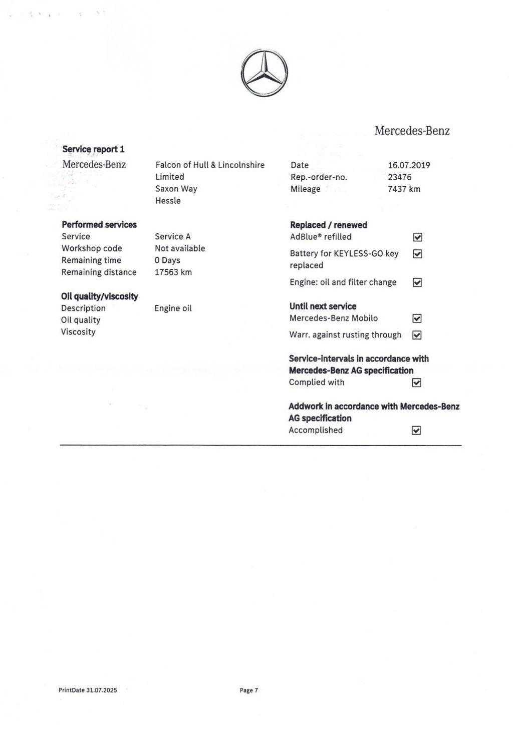 Used Mercedes-Benz C Class 2018 for sale - 77302641: Photo 6