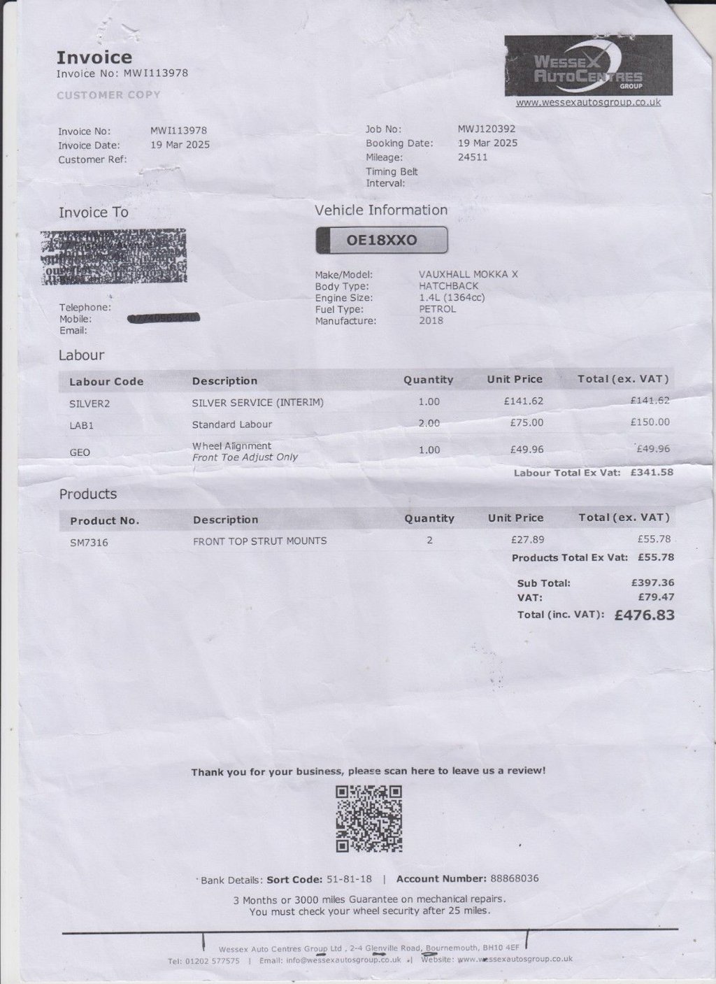 Used Vauxhall Mokka X 2018 for sale - 76654625: Photo 40