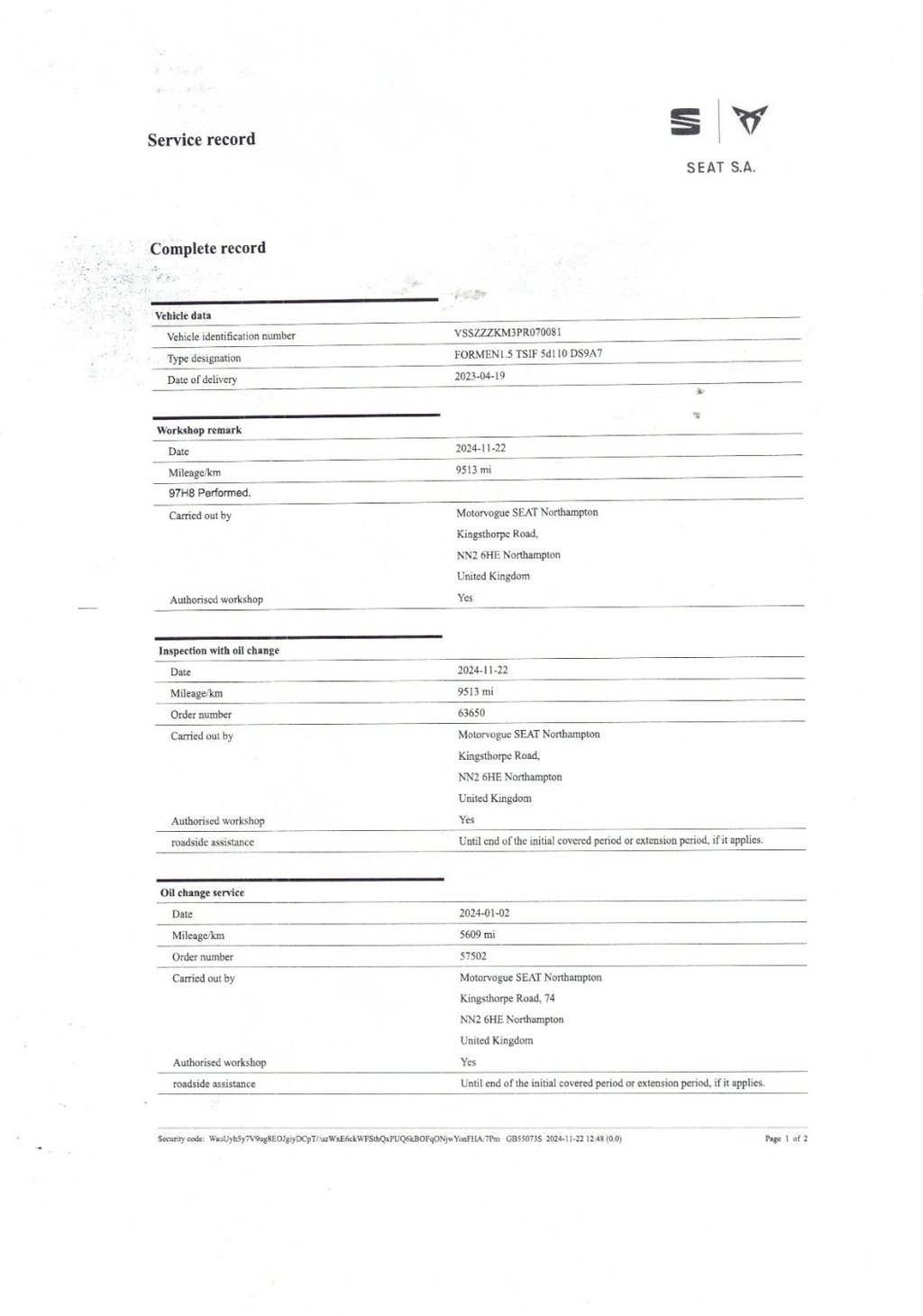 Used Cupra Formentor 2023 for sale - 77952513: Photo 6