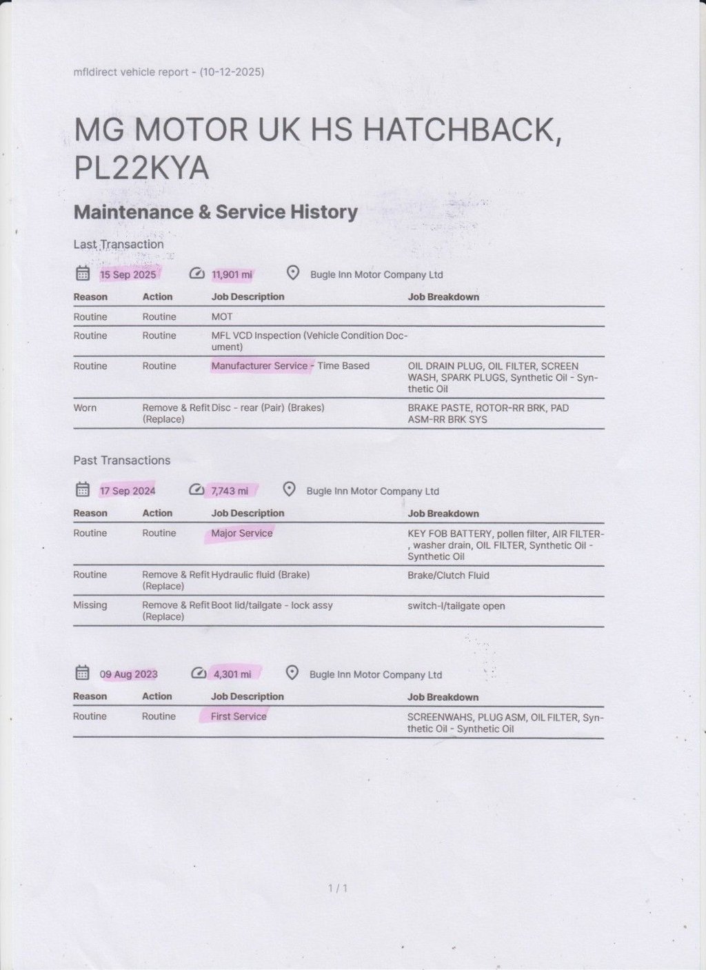 Used MG MG HS 2022 for sale - 76910425: Photo 36