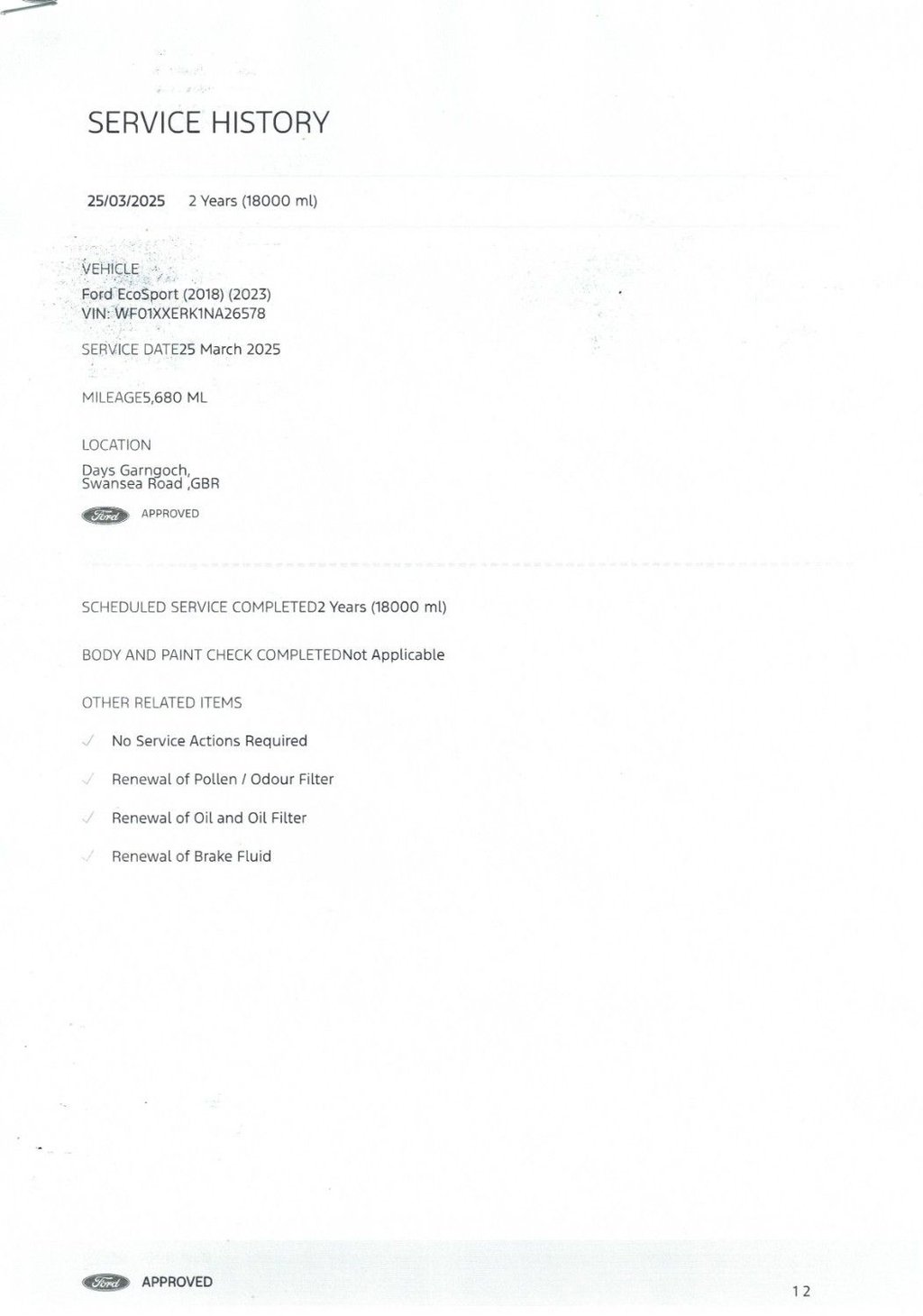 Used Ford Ecosport 2023 for sale - 78212786: Photo 37