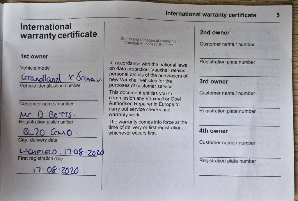 Used Vauxhall Grandland X 2020 for sale - 77200228: Photo 38