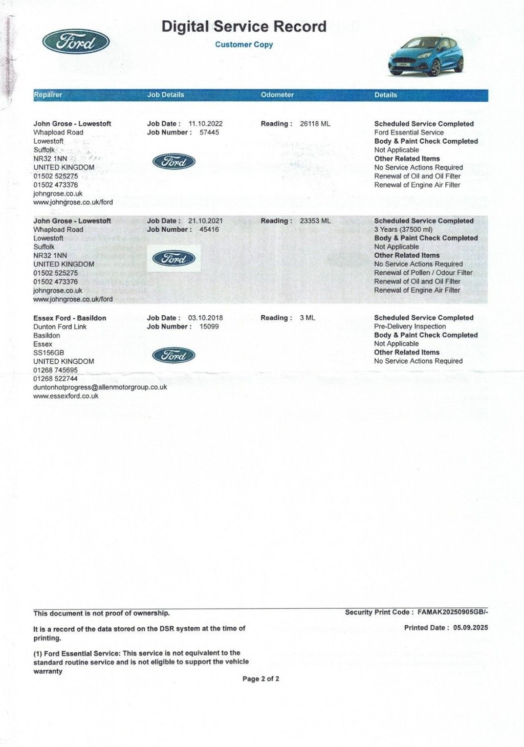 Used Ford Fiesta 2018 for sale - 77498675: Photo 7