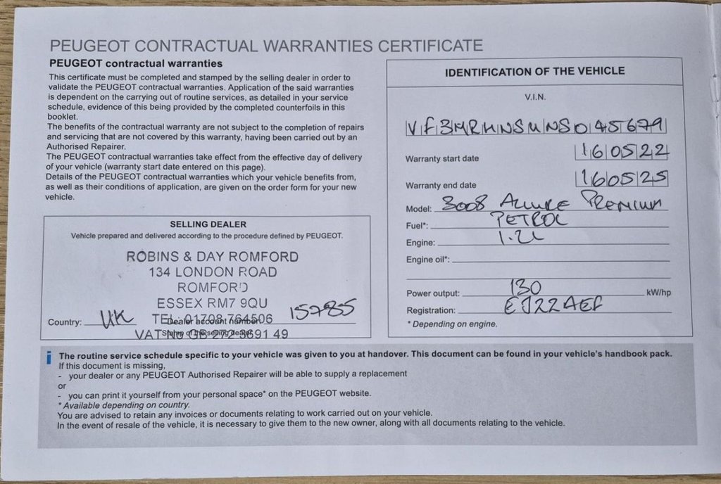 Used Peugeot 3008 2022 for sale - 77680274: Photo 7