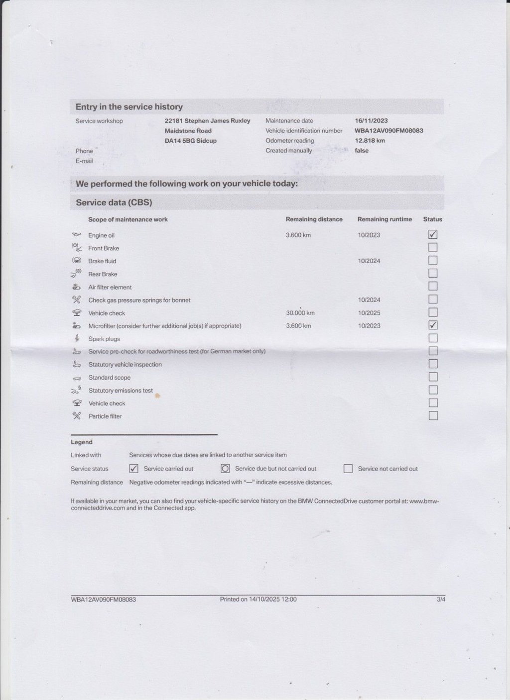 Used BMW 1 Series 2022 for sale - 76333940: Photo 6