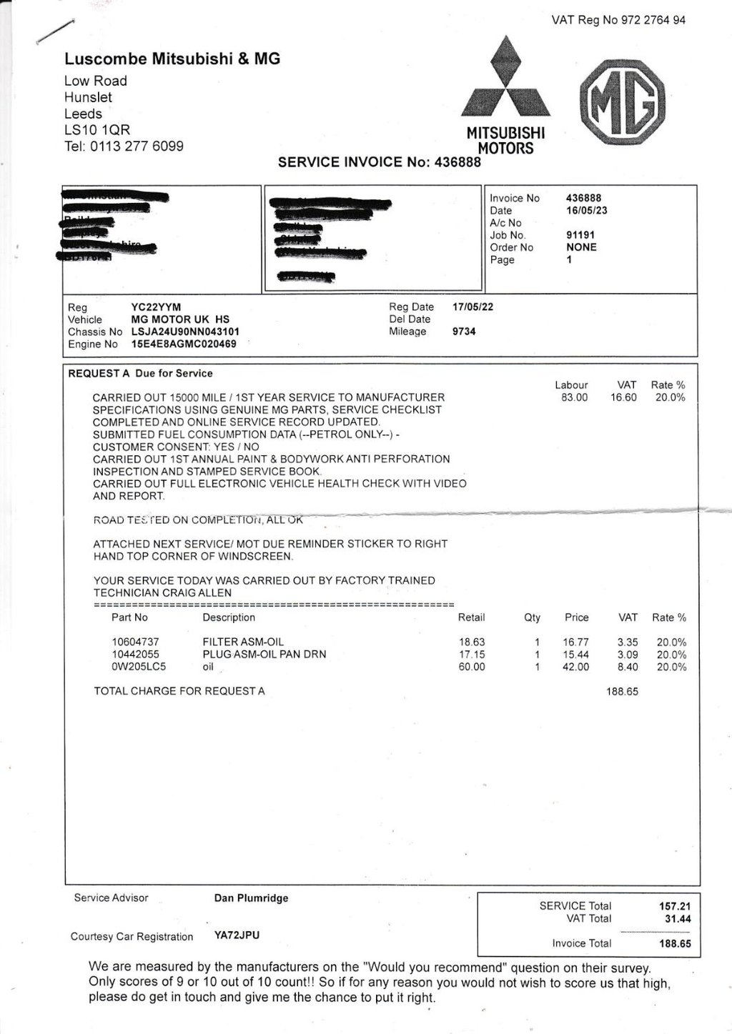 Used MG MG HS 2022 for sale - 76820180: Photo 37