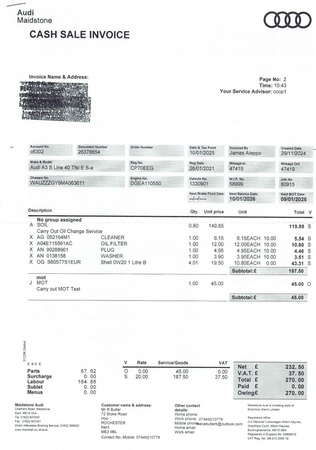 Used Audi A3 2021 for sale - 77139819: Photo 9