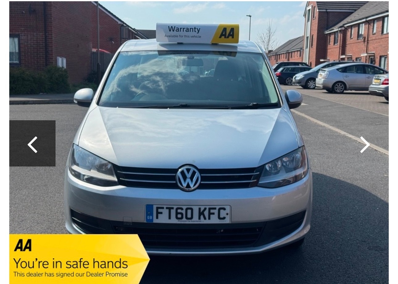 Used Volkswagen Sharan 2010 for sale - 76611819: Photo 1