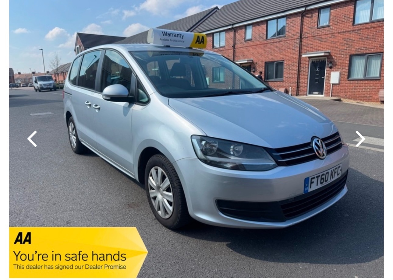 Used Volkswagen Sharan 2010 for sale - 76611819: Photo 2