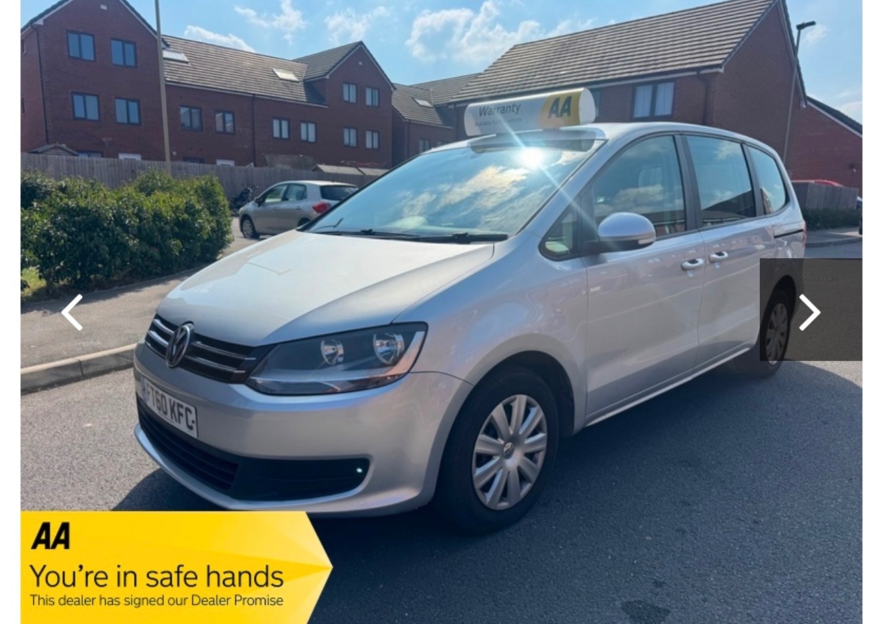 Used Volkswagen Sharan 2010 for sale - 76611819: Photo 3