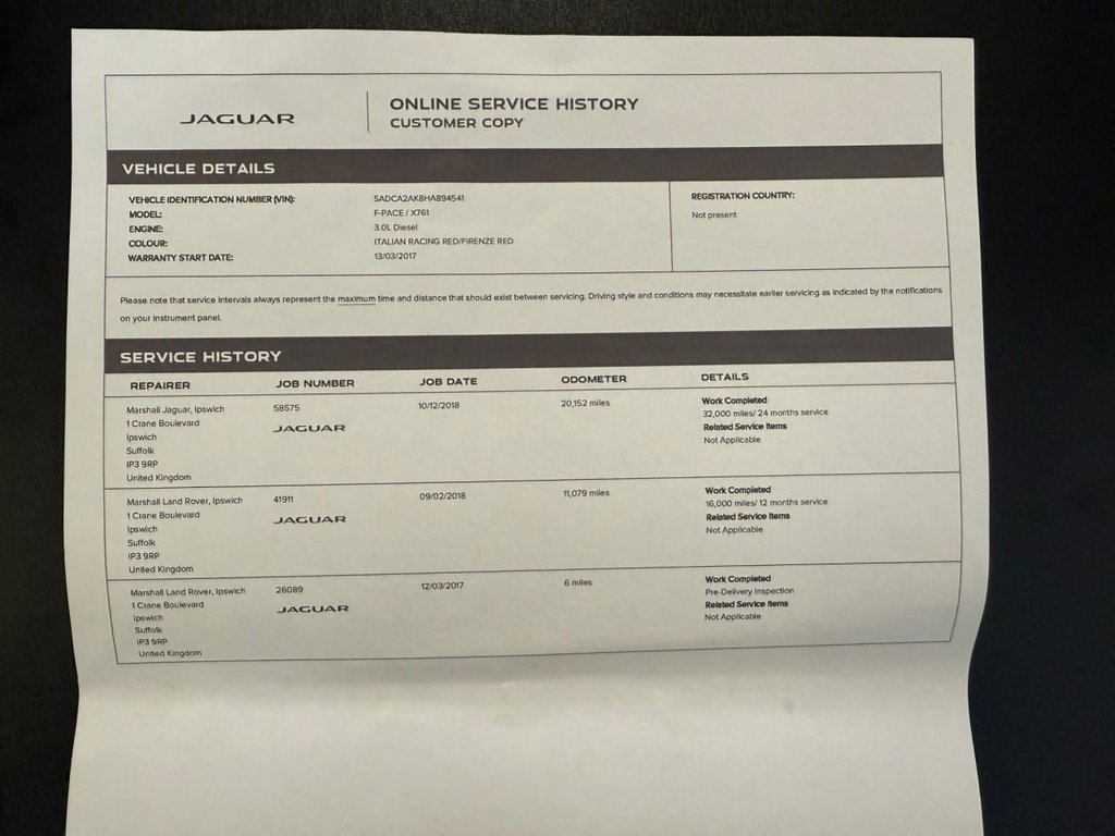 Used Jaguar F-Pace 2017 for sale - 77007424: Photo 9