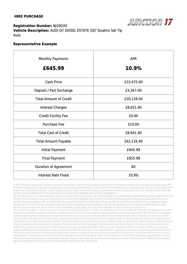 Used Audi Q7 2018 for sale - 78220009: Photo 3