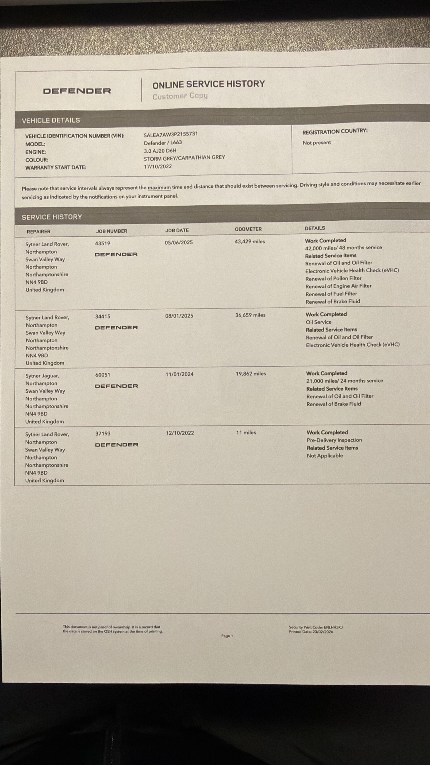 Used Land Rover Defender 2022 for sale - 77646867: Photo 88