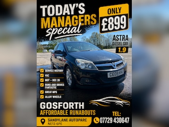 Used Vauxhall Astra 2009 for sale - 78354704: Photo