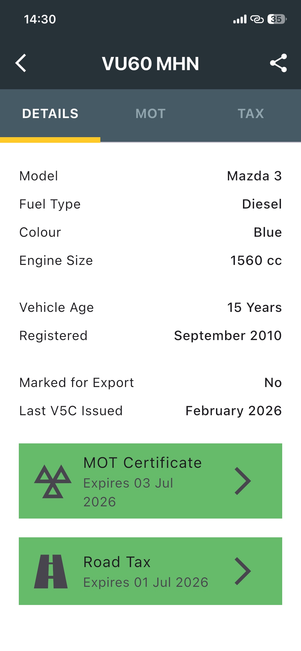 Used Mazda Mazda3 2010 for sale - 78065570: Photo 12