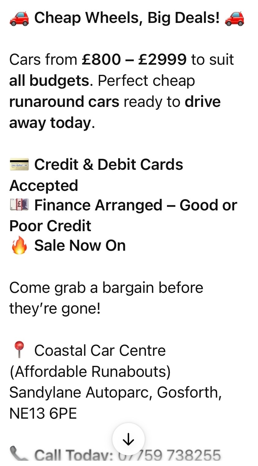 Used Vauxhall Corsa 2012 for sale - 77776492: Photo 14