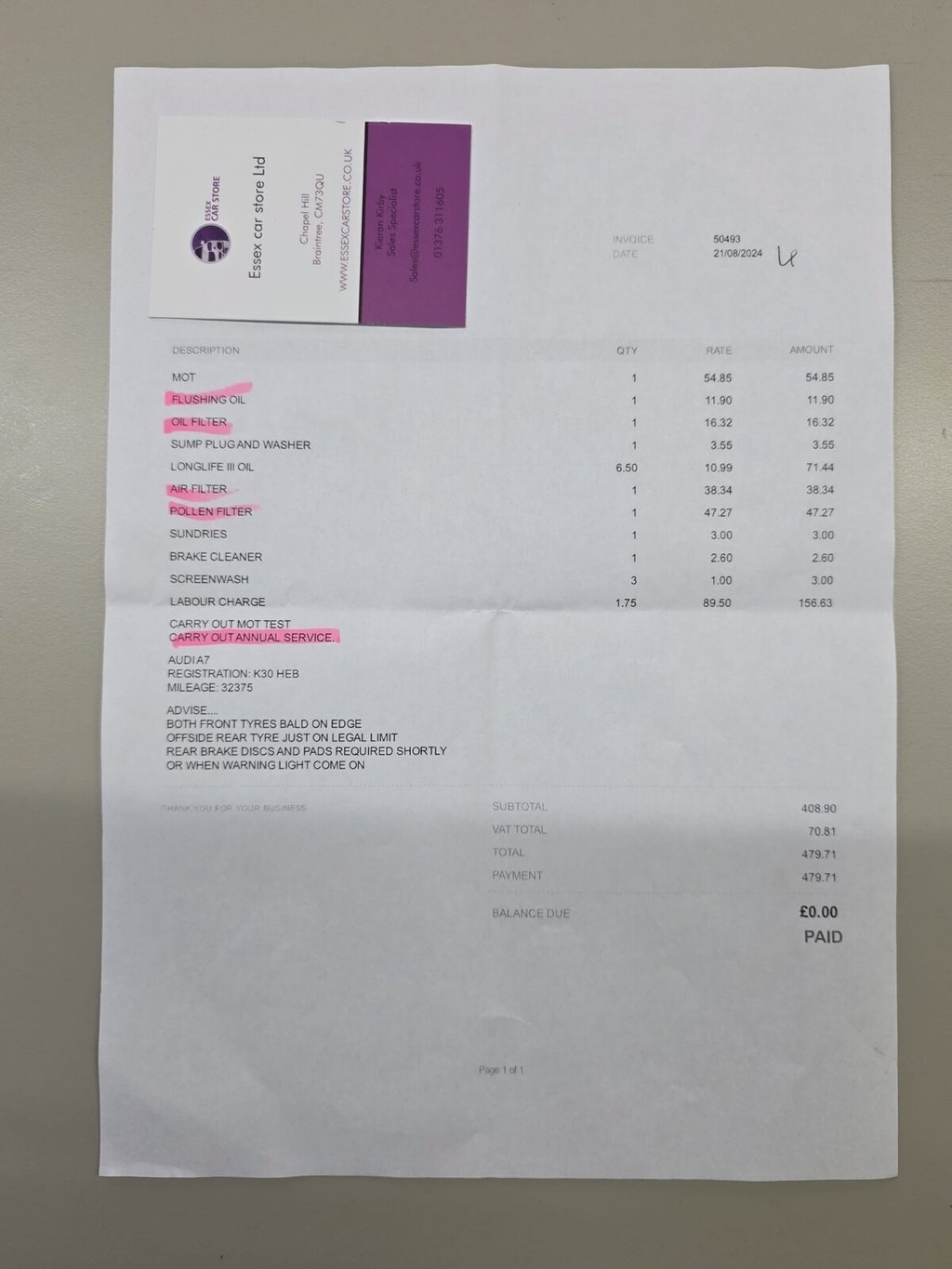 Used Audi A7 2019 for sale - 77534510: Photo 41