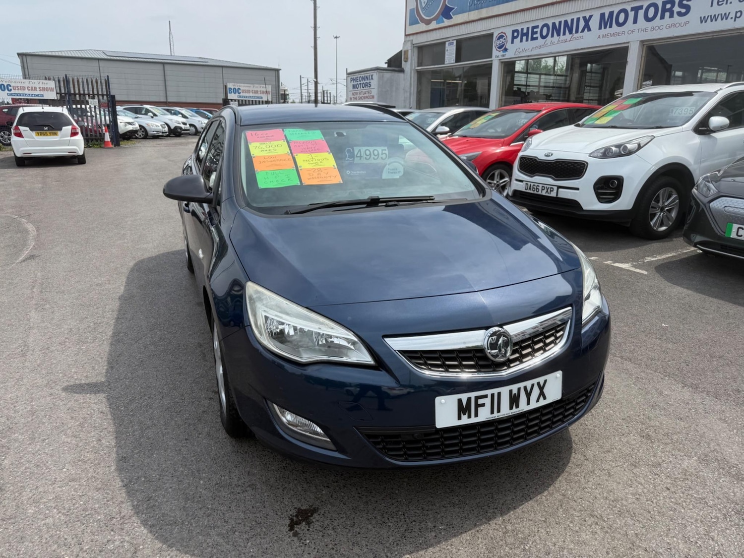 Used Vauxhall Astra 2011 for sale - 76551141: Photo 2