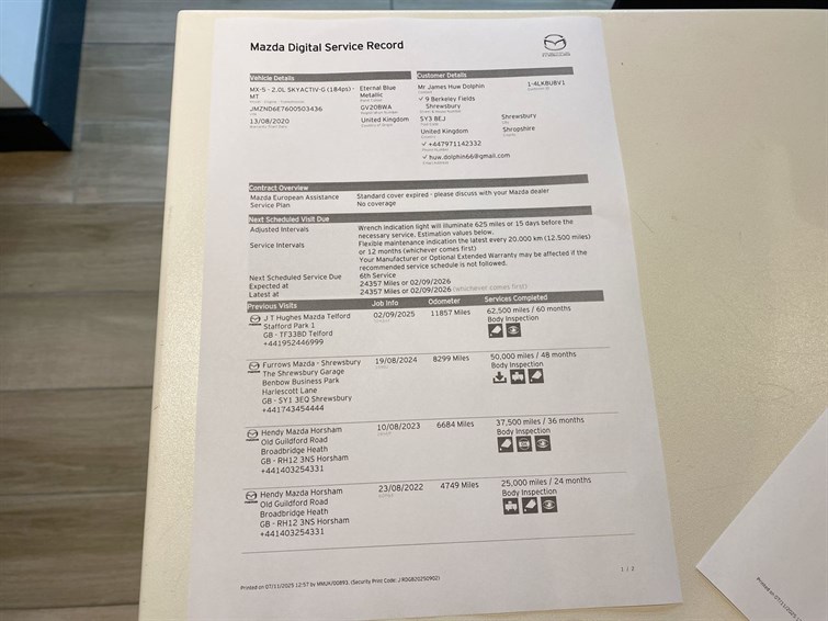 Used Mazda MX-5 2020 for sale - 77210549: Photo 53