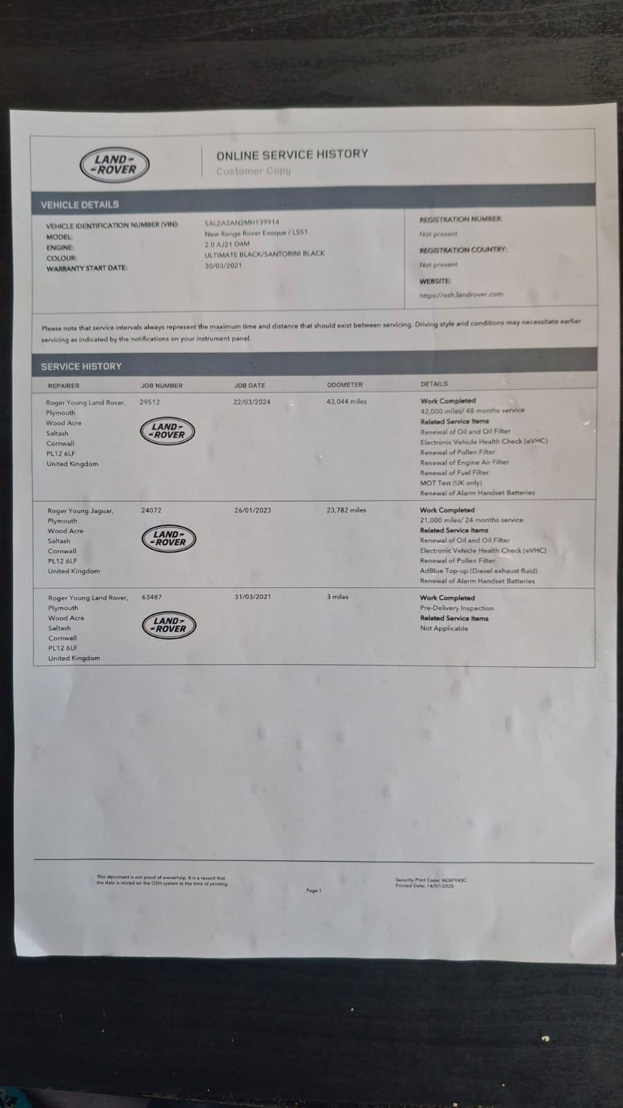 Used Land Rover Range Rover Evoque 2021 for sale - 76866551: Photo 42