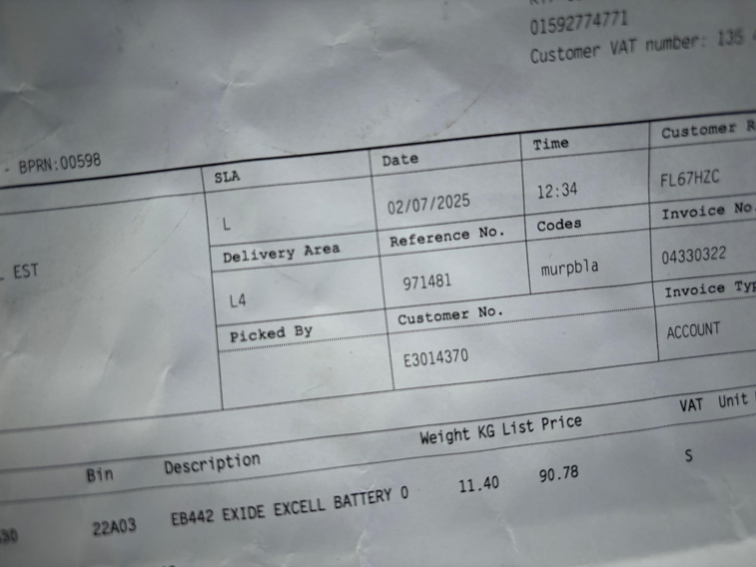 Vehicle 11