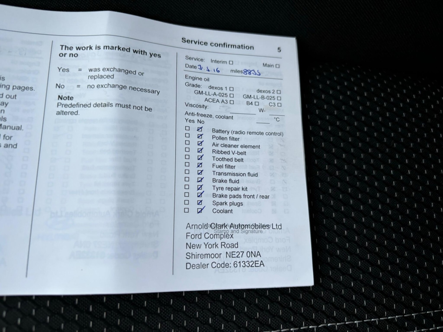 Used Vauxhall Zafira Tourer for sale - 77050009: Photo 47