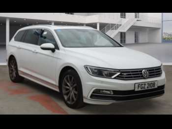 2017 - 2.0 TDI R-Line Estate White 5dr [Panoramic Roof] 1 OWNER FROM NEW