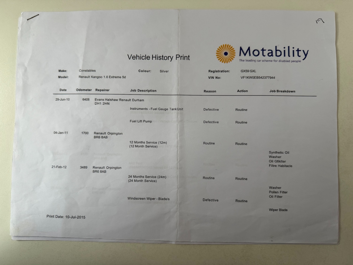 Used Renault Kangoo 2009 for sale - 77600568: Photo 29