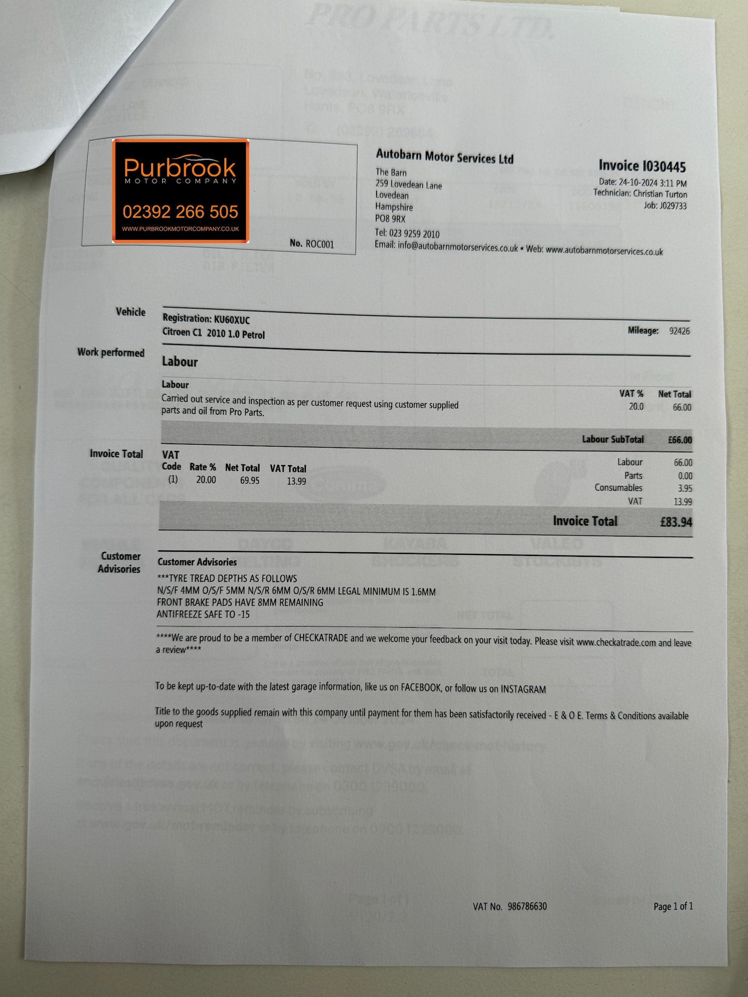 Used Citroen C1 2010 for sale - 77436321: Photo 22