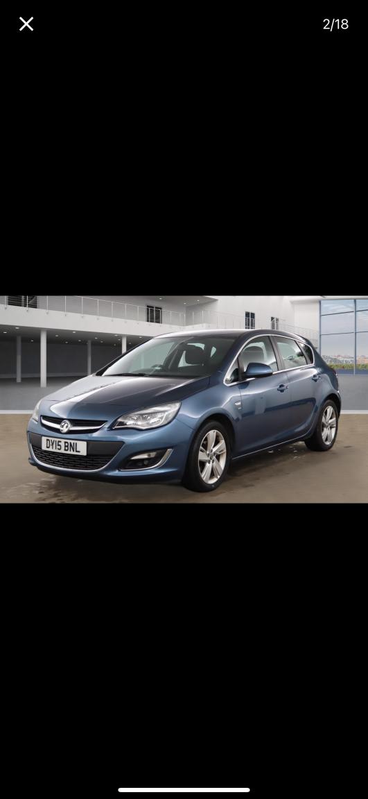Used Vauxhall Astra 2015 for sale - 77162344: Photo 2