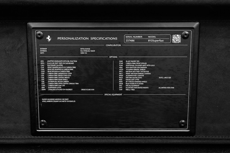 Used Ferrari 812 Superfast for sale - 77655795: Photo 41